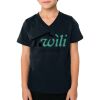 2156 Toddler Fine Jersey V-Neck T-Shirt Thumbnail