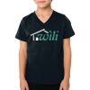 2156 Toddler Fine Jersey V-Neck T-Shirt Thumbnail